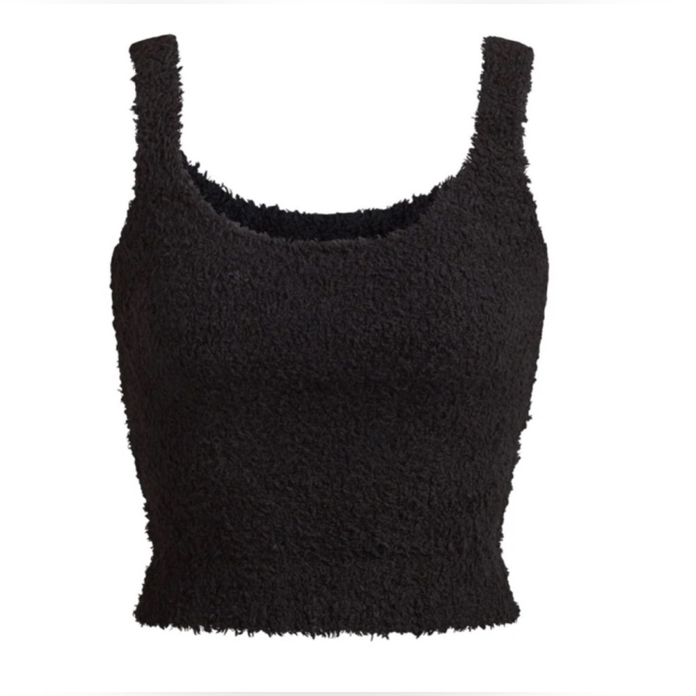 SKIMS - Cozy Knit Bouclé tank in Onyx